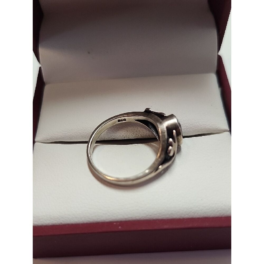 Sterling Silver Blue Topaz PSCL 925 Ring Size 6.75 - Picture 6 of 6